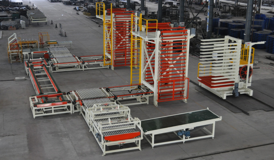 Niestandardowy automatyczny system załadunku i rozładunku 220 V 380 V do produkcji płytek podłogowych