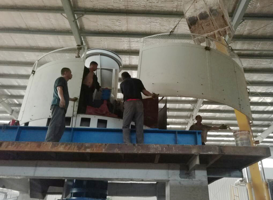 Linia do produkcji cegieł Wet Pan Mill 65200 kg Waga Dostosowana