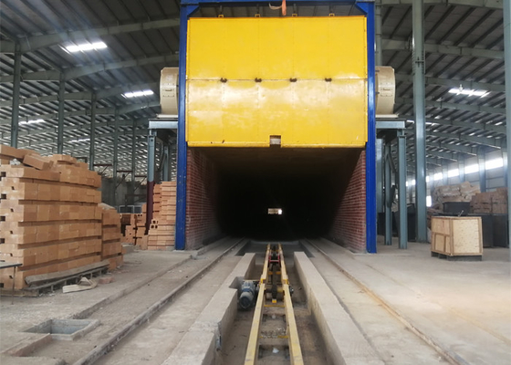 Piec tunelowy do wypalania gliny Piec do wypalania cegieł Budowa pieca obrotowego