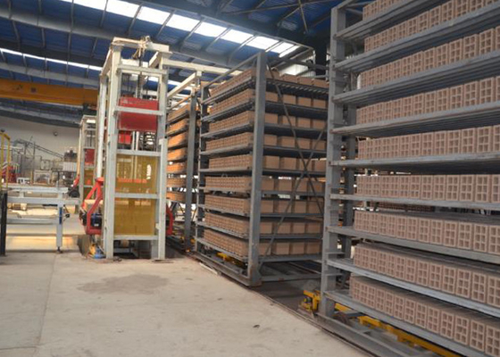 Automatyczna linia do produkcji cegieł z błota z komorą suszarni tunelowej ISO9001 Zatwierdzona