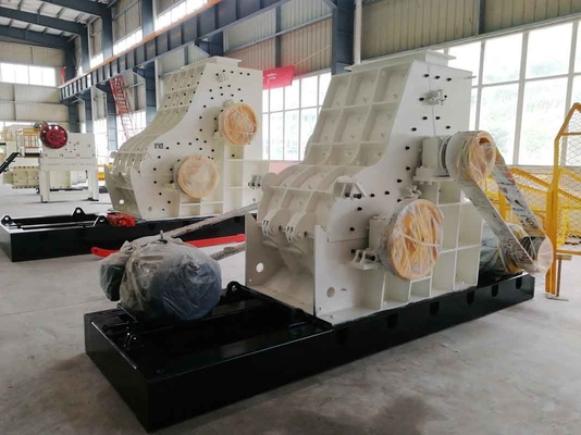 220V / 380V Podwójna kruszarka młotkowa HC800 * 2A do przetwarzania materiałów mineralnych