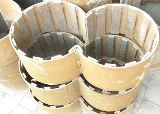 Pionowe części do maszyn do produkcji cegieł Podszewka z cylindra błotnego Dostosowany kolor