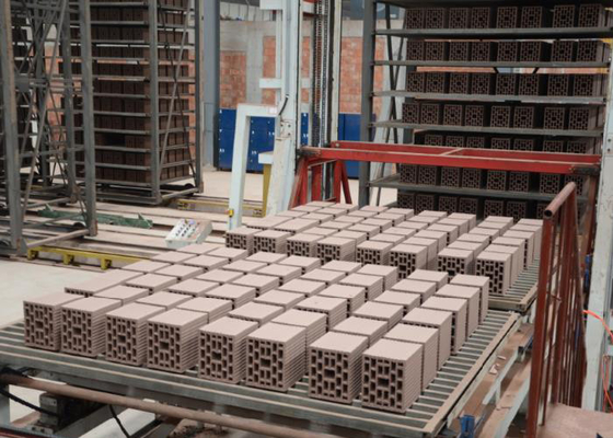 290KW Automatyczna maszyna do suszenia cegieł z gliny System komory suszenia bloku gleby