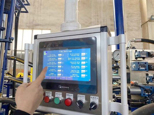 Niestandardowa budowa niebieskiej prasy hydraulicznej o wysokim ciśnieniu od 20 T do 1200 T do produkcji cegieł izolacyjnych i cegieł ogniotrwałych,