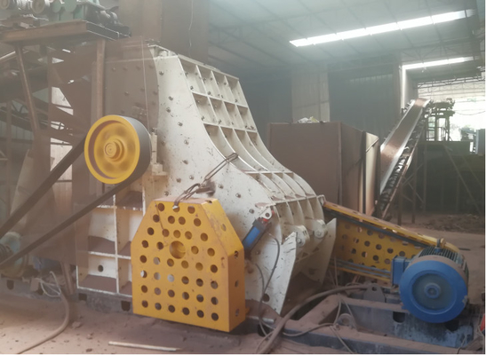 Energooszczędna automatyczna 90-120 t/h kruszyna młotkowa z dwoma wirnikami do wymagań kruszenia